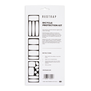 Restrap Bicycle Protection Kit - White Contour lines