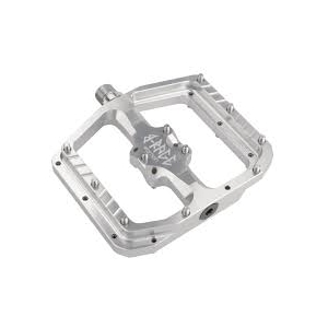 Burgtec Penthouse Flat MK5 B-Rage Edition Pedals - Rhodium Silver