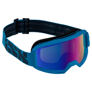 iXS Goggles Hack Frame:Racing Blue Lens:Mirror Cobalt