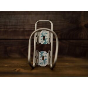 VLCmade Whichway Ti Bottle Cage - Earth (Teal)